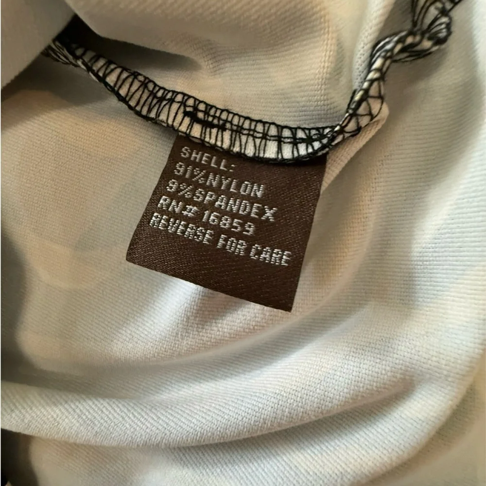 J. McLaughlin Zebra-Print V-Neck Wrap Catalina Cloth Dress in Black and Cream. M
